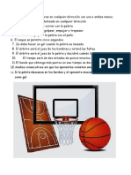 REGLAS DEL BALONCESTO Basico