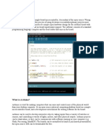 Arduino: Arduino Is An Open-Source Single-Board Microcontroller, Descendant of The Open-Source Wiring