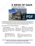 End The Siege of Gaza: Let Gaza Live in 2011