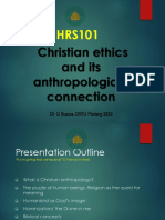 RS101 - Christian Ethics - Anthropology - Lec6PDF PDF