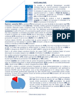 Nota Analitica Ocuparea Şi Şomajul 9 Luni 2019