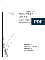 Geotechnical Engineering Lab # 5