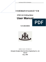 User Manual of HTB13 AC Drilling Motor