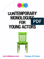 15 Monologues From Contemporary Monologues For Young Actors