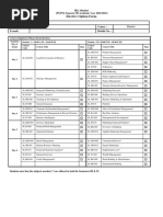 Elective Option Form Sem. III - Class of 2021