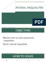 Solving Rational Inequalities