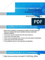 Properties of Waves Part Ii