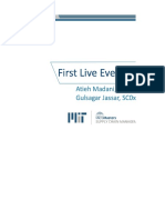 Live Event Excel Solution