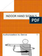 Indoor Hand Signals
