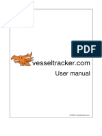 Vesseltracker User Manual