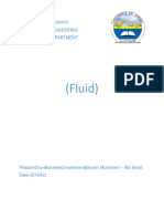 (Fluid) : University of Zakho Collage of Engineering Mechanical Department