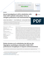 Recent Investigations in HFCs Substitution With PDF