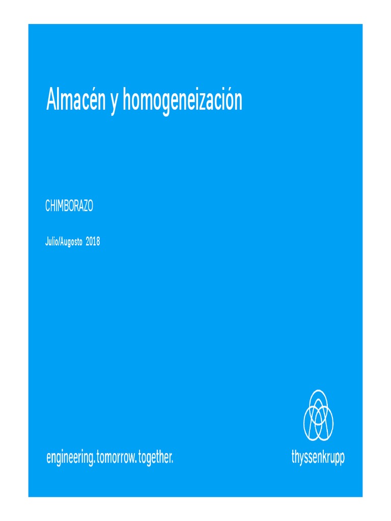 Prehomogeneización del Cemento | PDF | Cemento | Procesos de negocio