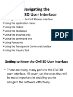 Autocad Civil 3D User Interface