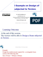 5 Numerical On Design of Beam Subjected To Torsion