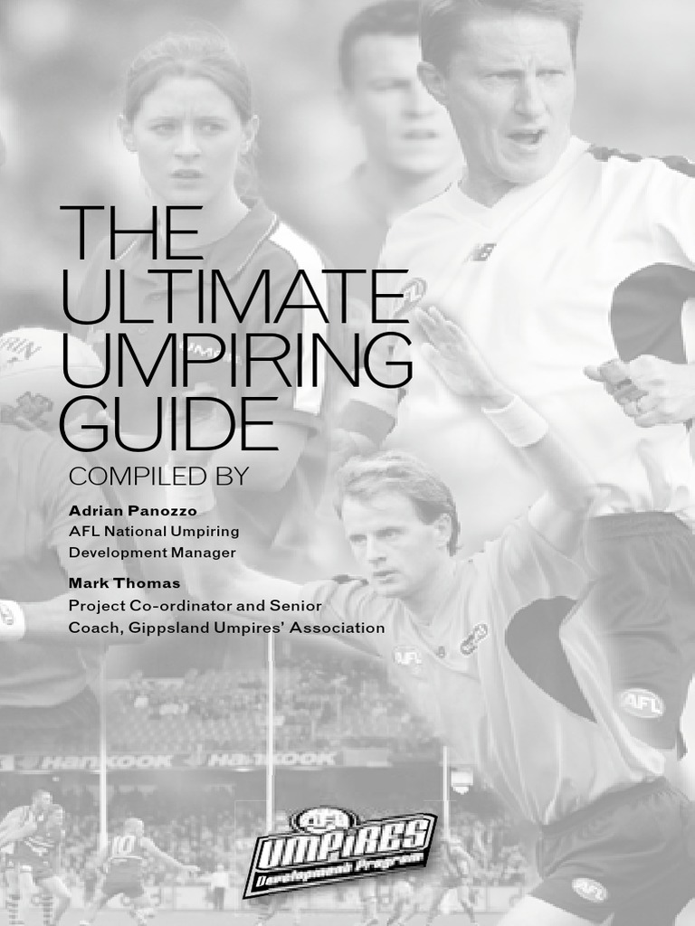 Ultimate Guide for Aussie Rules Umpires | PDF | Australian Rules ...