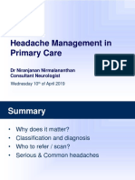 Headache Management in Primary Care