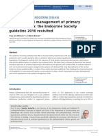 Diagnosis and Management of Primary Aldosteronism: The Endocrine Society Guideline 2016 Revisited