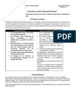 Dispocisión de Los Acontecimientos 3° Medios