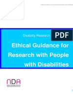 Ethical Guidance For Research With People With Disabilities - 2 PDF