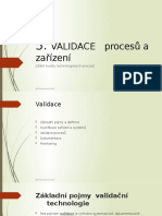 JKTP - Kap 5. Validace Procesů A Zařízení - 2016