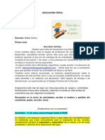 EDUCACIÓN FÍSICA 1° Ciclo (PDF) 11 de Mayo