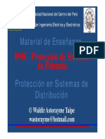 Unidad 4 - Protección en Sistemas de Distribución PDF