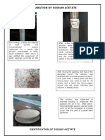 Identification of Sodium Acetate