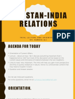 Pakistan India Relations
