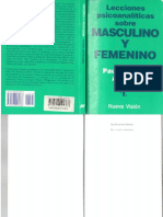 Lecciones psicoanalíticas sobre masculino y femenino-Paul-Laure