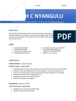 Elijah Nyangulu Resume PDF