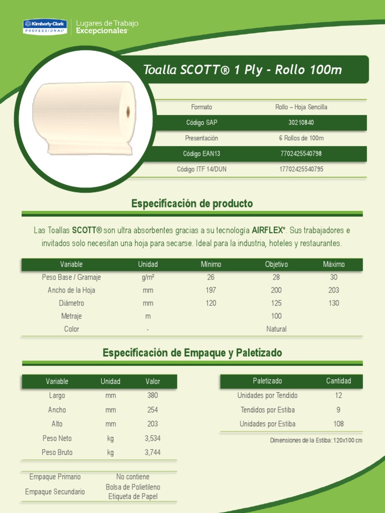 Ficha Técnica Toalla | PDF | Naturaleza | Science