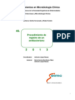Procedimiento de Registro de Un Antibacteriano PDF