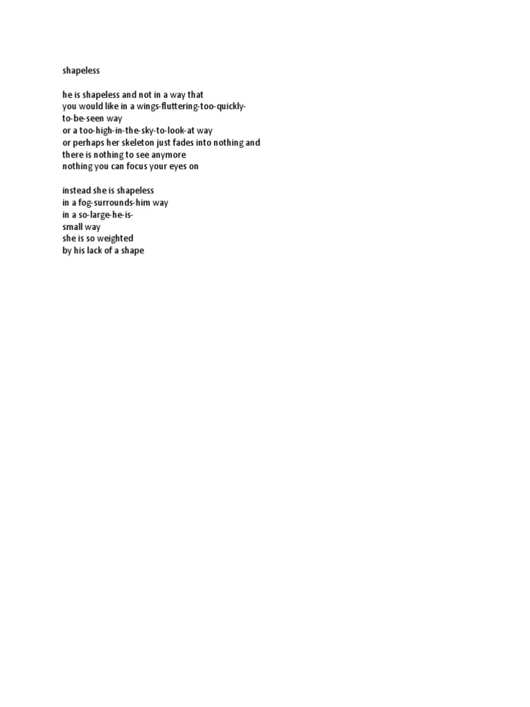 The Concept of Shapelessness in Emotion | PDF