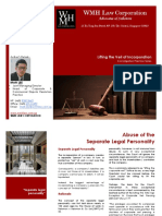 Lifting The Corporate Veil - ML PDF