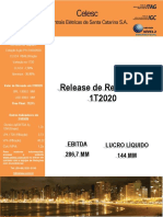 RELEASE CELESC - 1º TRIMESTRE 2020 - Versão Final PDF