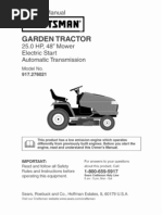 Download GT5000 Garden Tractor by larry_ingram195 SN46141781 doc pdf