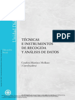 Técnicas e Instrumentos de Recogida y Análisis de Datos