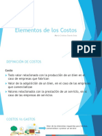 Elementos de Los Costos - Informes de Costos PDF