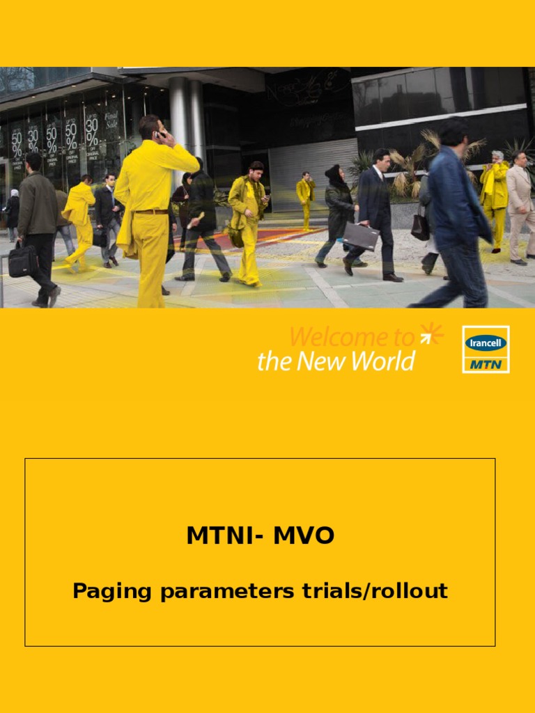 Paging Parameter Rollout Report LTE PDF