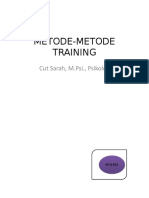 Kuliah 8 - Metode-Metode Training