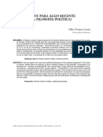 01.felix Ovejero Sirve para Algo Decente La Filosofia Politica PDF