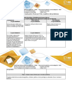 Matriz 1 Grupal Evaluación Final Por POA. Análisis Del Problema