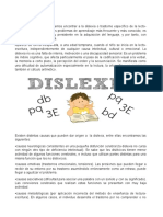 Dislexia, Mutismo y Tartamudez