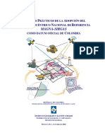 Marcoo Geocentrico Nacional de Referencia MAGNA-SIRGAS