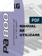 Manual Korg Pa 800 PDF