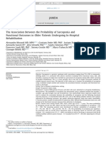 La Asociación Entre La Probabilidad de Sarcopenia y Los Resultados Funcionales en Pacientes Mayores Sometidos A Rehabilitación Hospitalaria