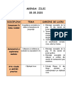 Agenda Zilei 05.05