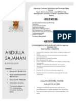 Abdulla Sajahan: - Skills Include