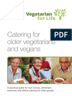 Catering Guide For Older Vegans and Vegetarians